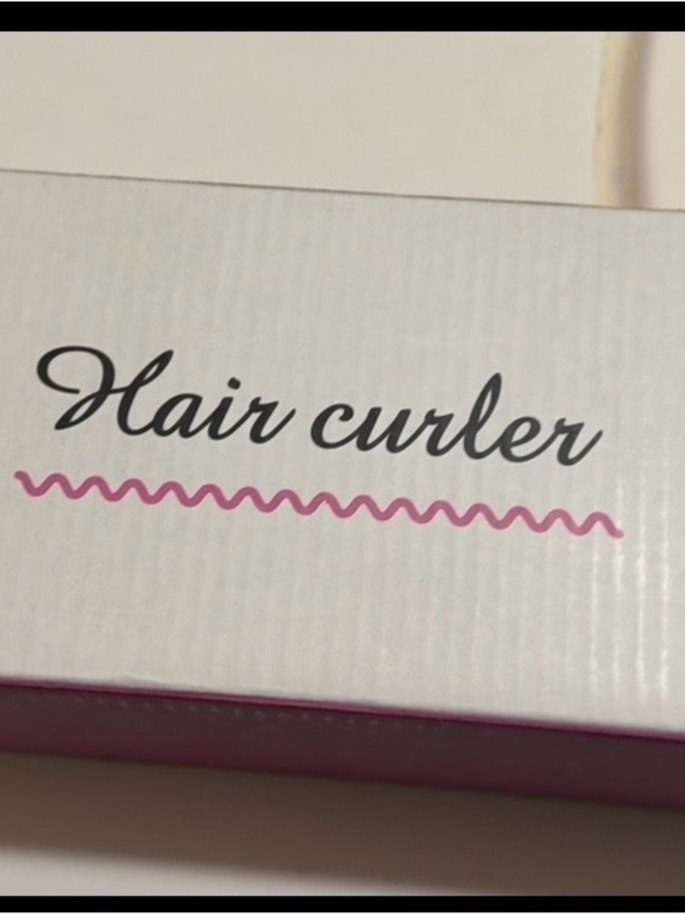 Portable Pink Hair Curler for Effortless Styling
